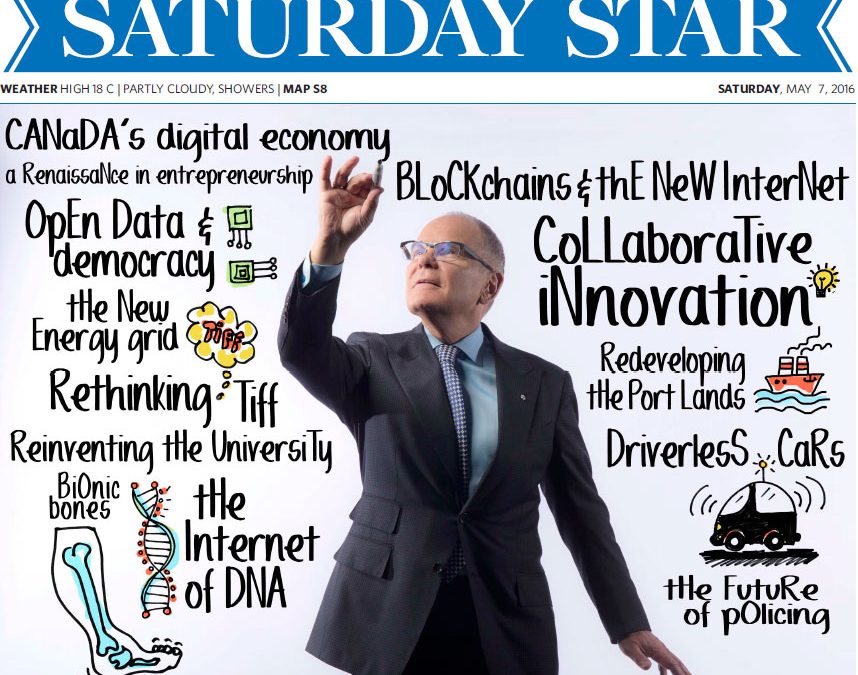 Don Tapscott’s Innovation Issue of the Toronto Star